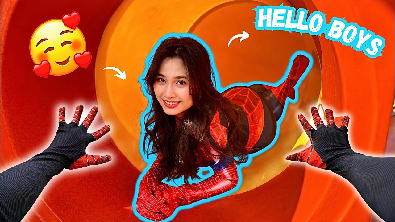 I fell in love with Spider-Girl's (Romantic Love Story by Spider-man ParkourPOV in Real Life)