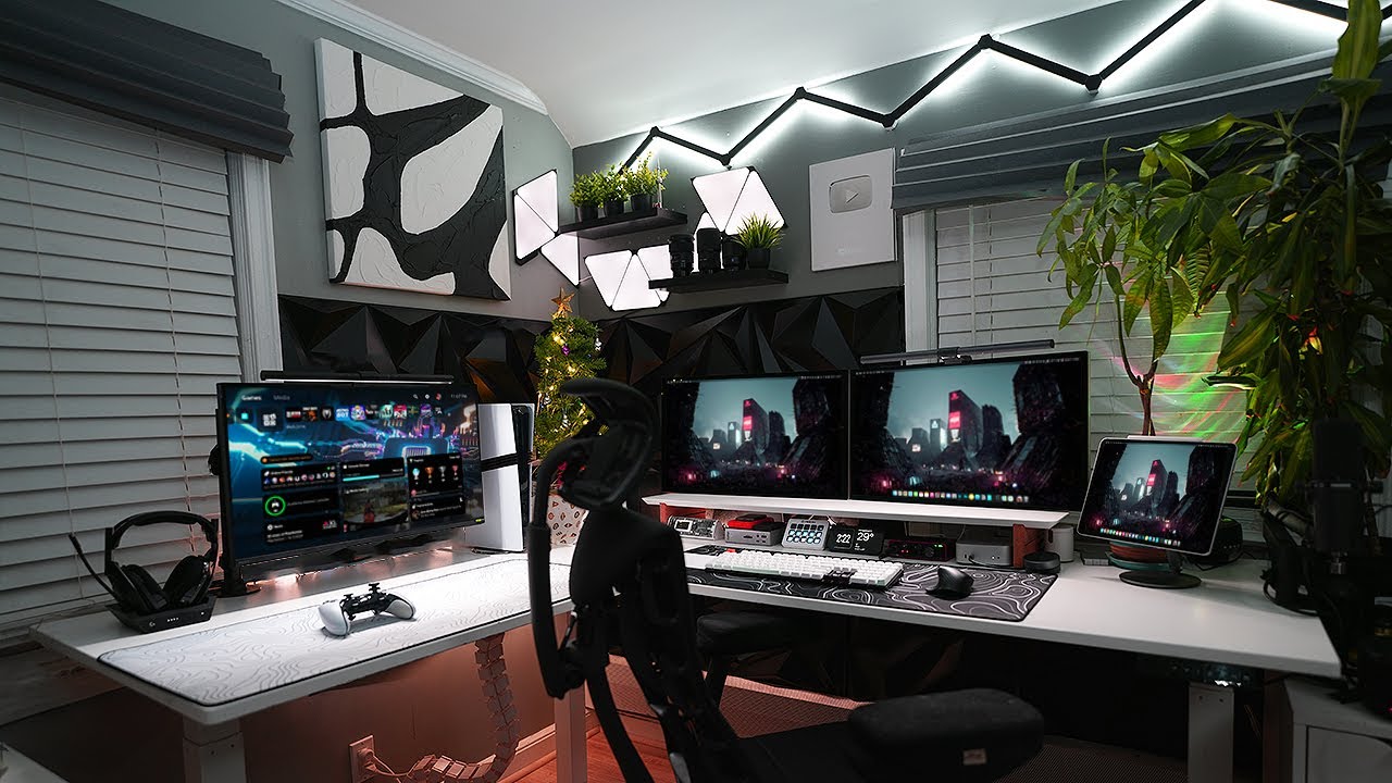 My Dream Productivity & Gaming Desk Setup 2025!