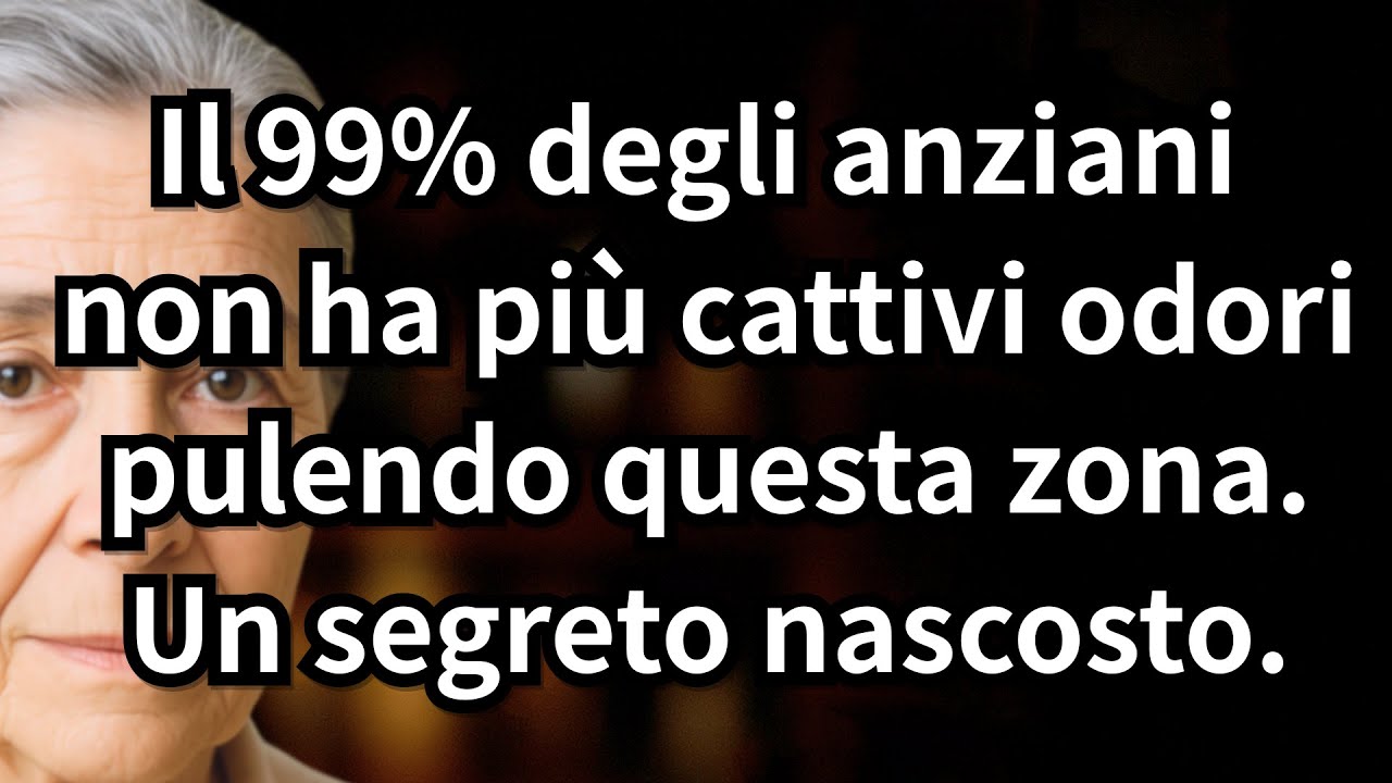 Il 99% non conosce l’odore degli anziani: basta lavare bene questo punto!