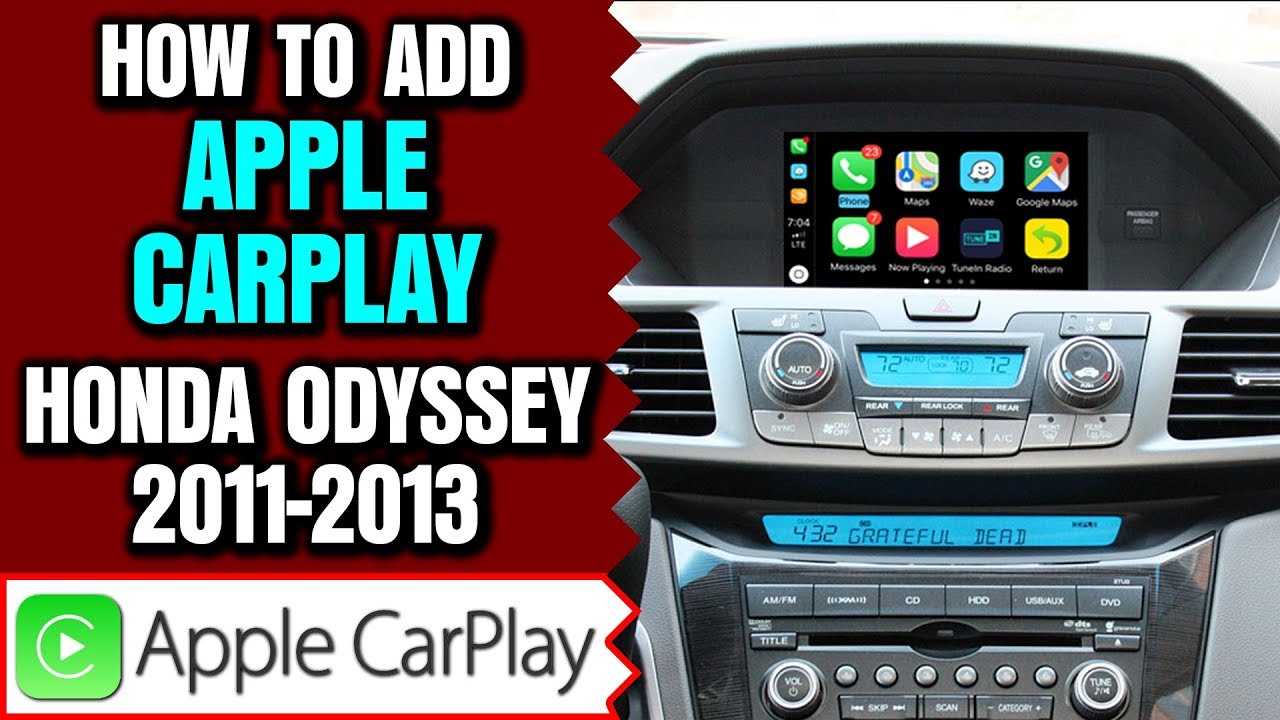 Honda Odyssey Apple Carplay, 2011-2013 Honda Odyssey Apple Carplay Honda Odyssey Android Auto 2 в 1