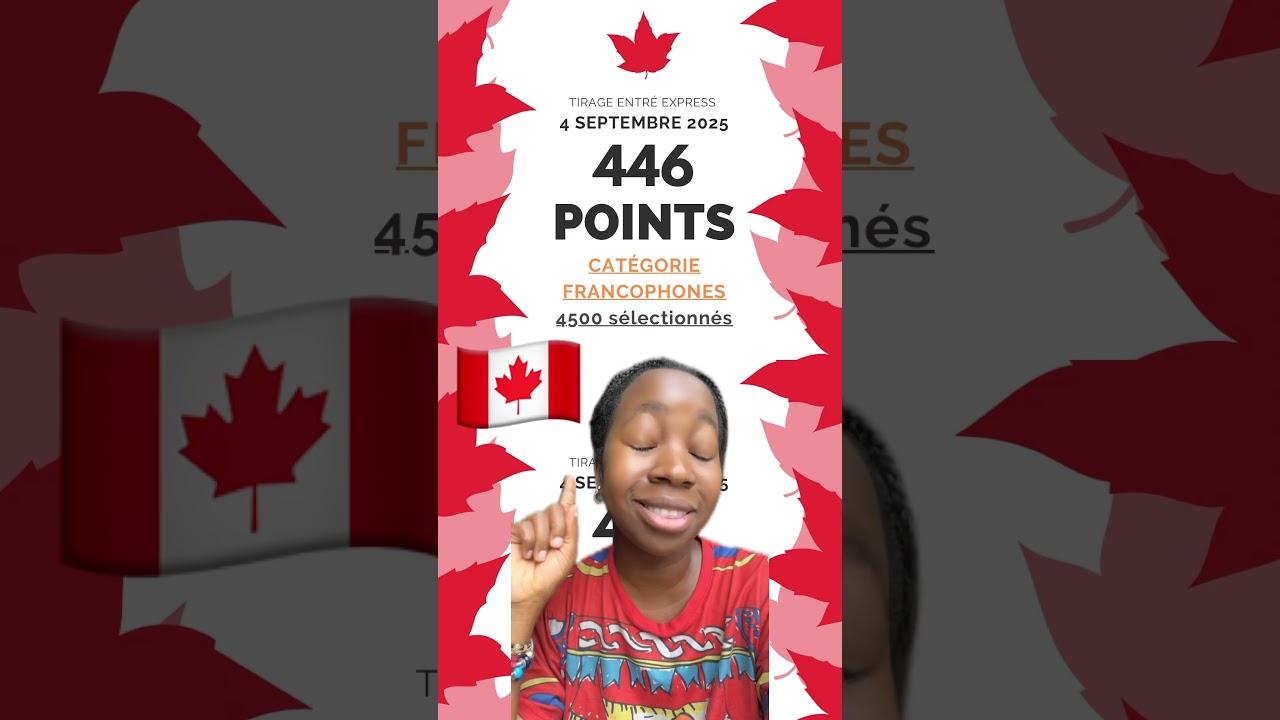 Good news Canada! Francophone Express Entry Draw! #immigrationcanada #canada #canada2025