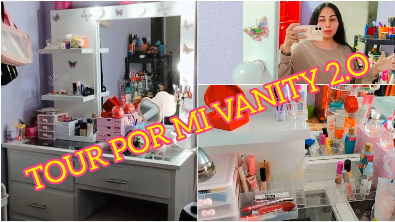 Tour por mi pequeño Vanity🩷#vanity #tour #skincare #productos#maquillaje