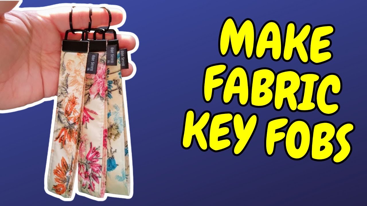 🧵 DIY Fabric Keychains Tutorial: Stylish Key Fobs & Bag Charms!