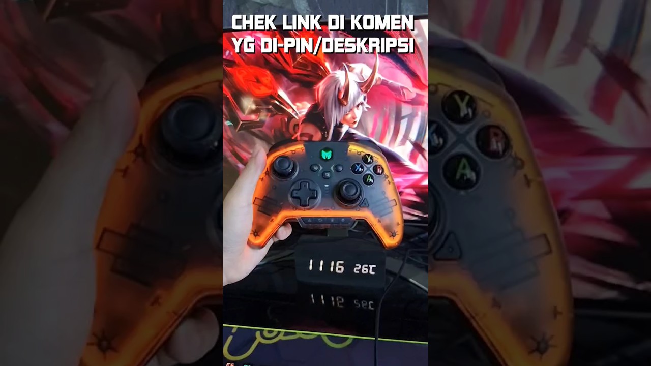 GOKIL! Gamepad 0 ms Delay Test (Polling Rate 1000 hz) - Rainbow 2 Pro Elite Controller