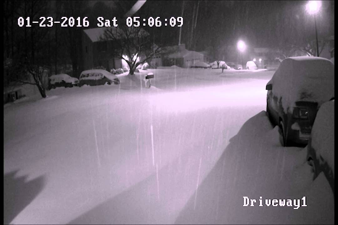 Snowzilla time lapse