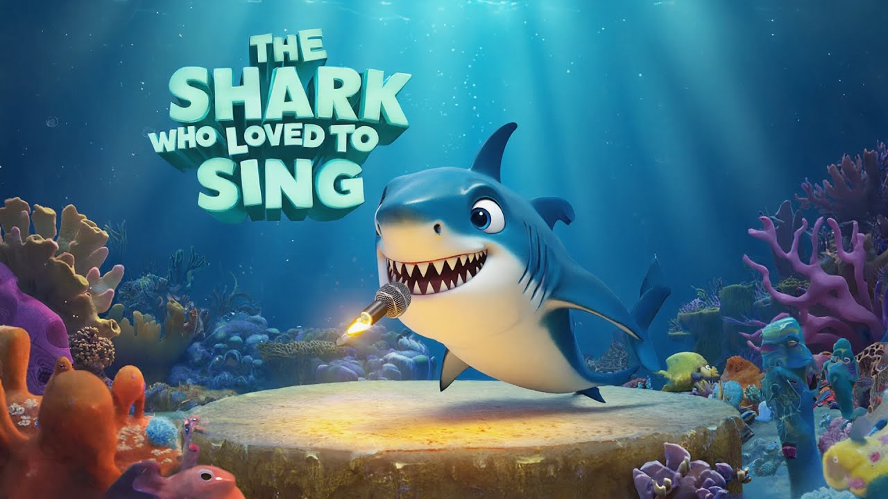 The Shark Who Loved to Sing 🦈🎤 | Kids Ocean Song & Underwater Musical Adventure