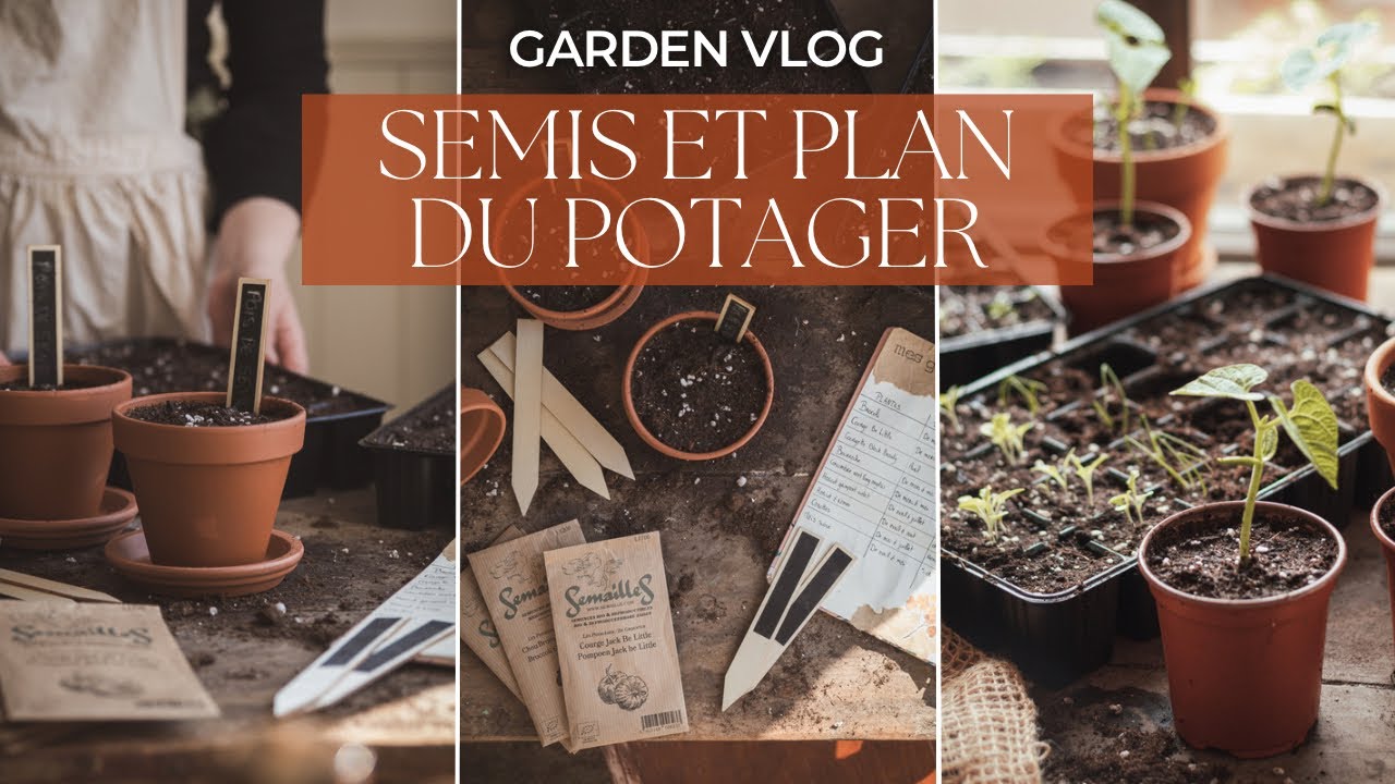 Slow Garden VLOG | Carnet de jardinage & premiers semis