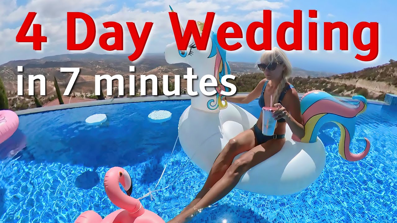 Cyprus: 4 Day Wedding in 7 Minutes. Anassa Hotel. Insta360 Cameras