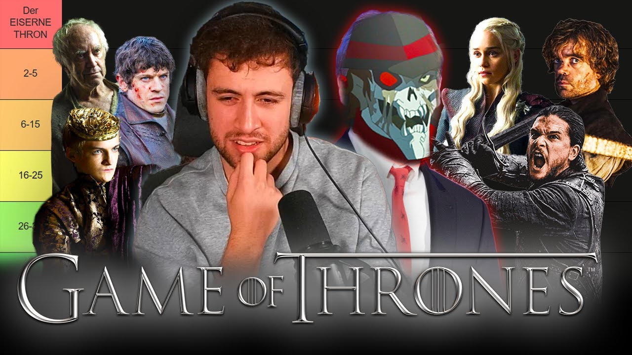 @deadjustice RANKT KATASTROPHAL: Wir ranken ALLE Game of Thrones Charaktere