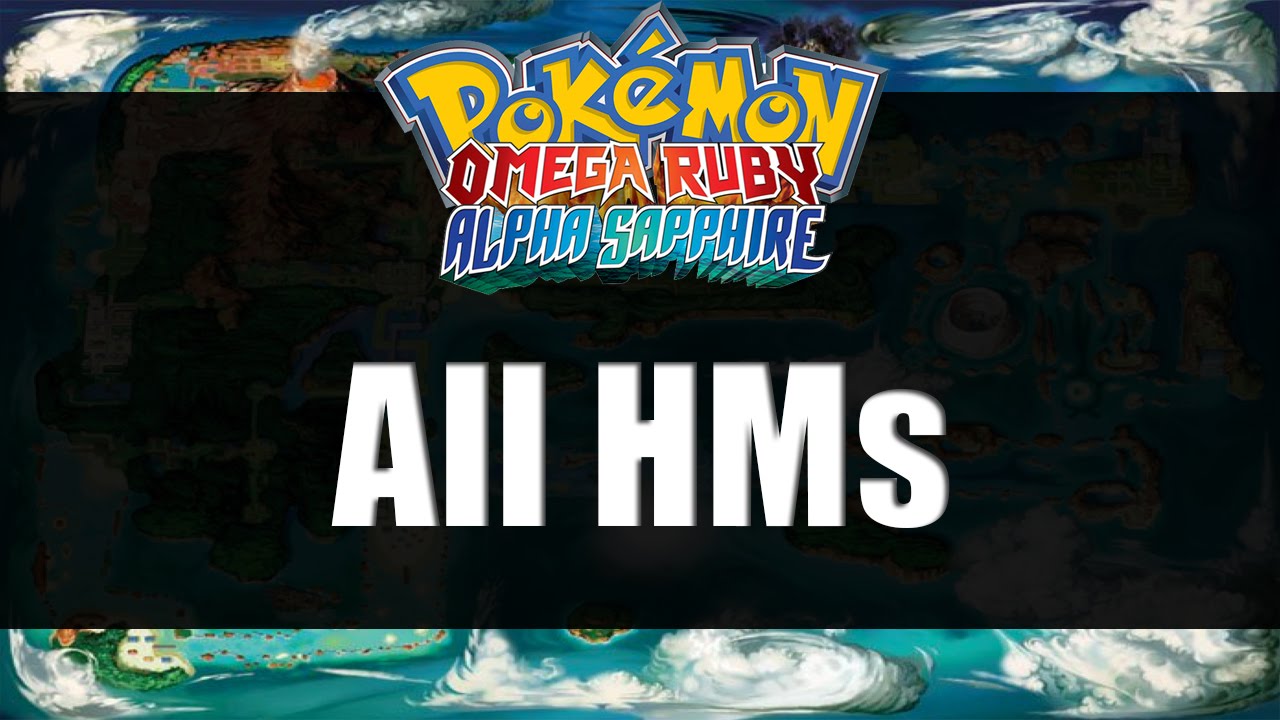 Pokemon Omega Ruby & Alpha Sapphire | All HM Locations