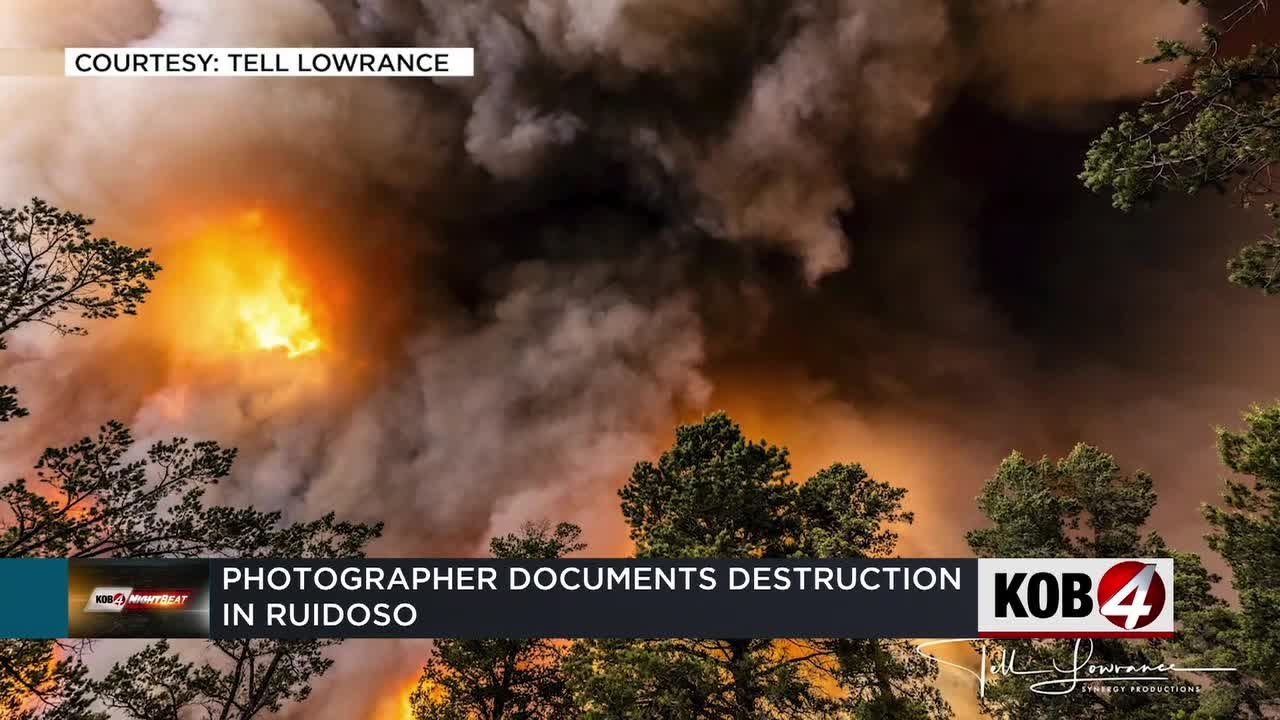 Photographer documents destruction of Ruidoso fires