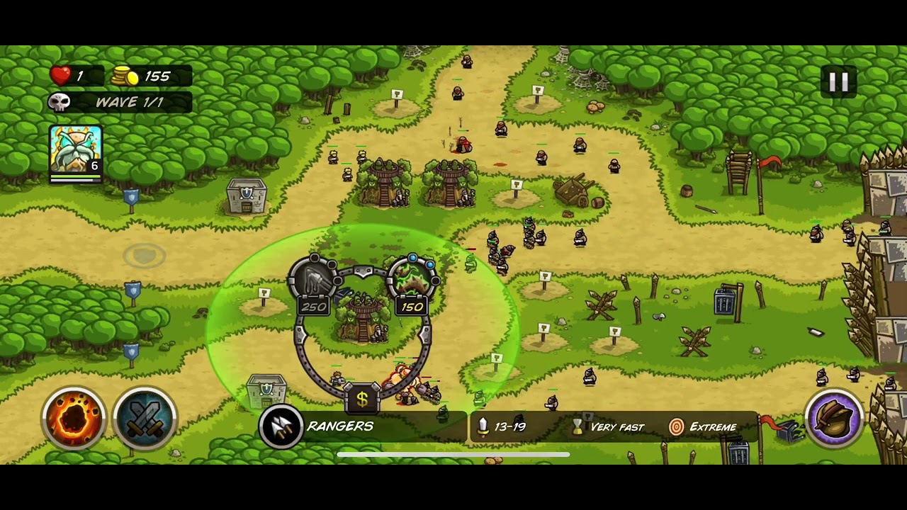 Bandit’s Lair Iron Challenge | NO items | Kingdom Rush Veteran Difficulty Gameplay 54