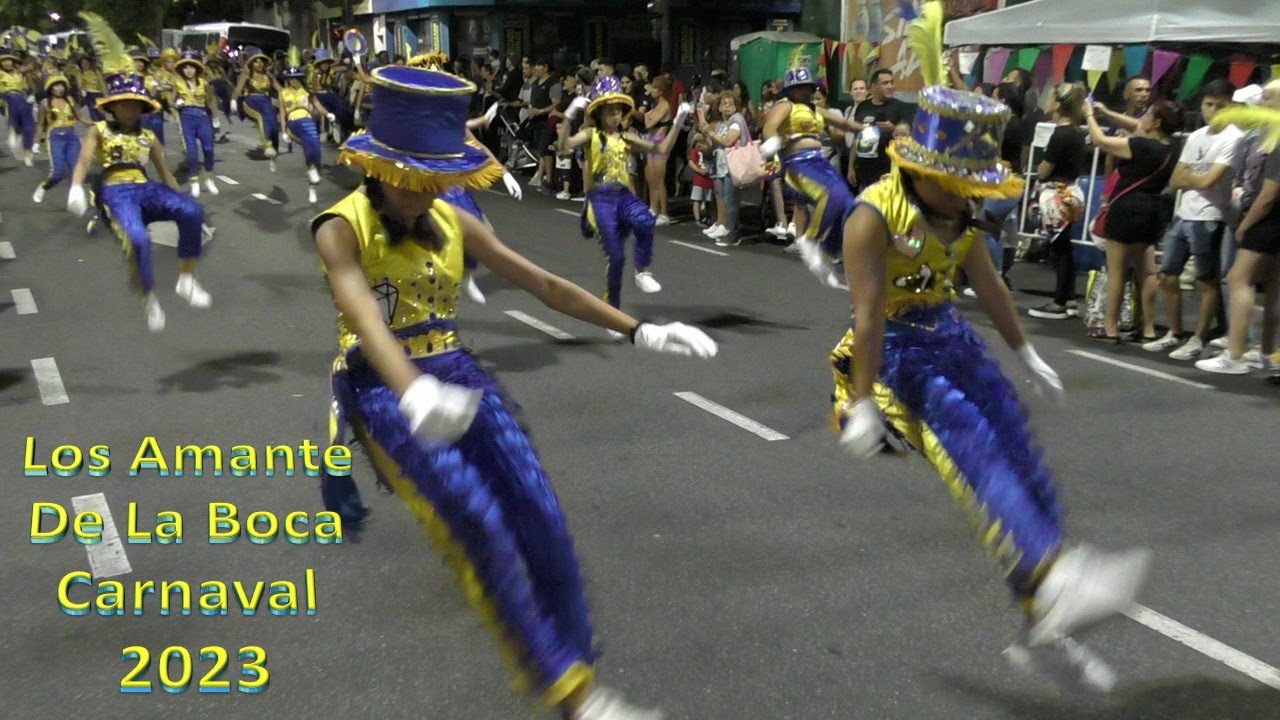 Carnaval porteño 2023 Los Amantes De La Boca corso Boedo Buenos Aires Argentina
