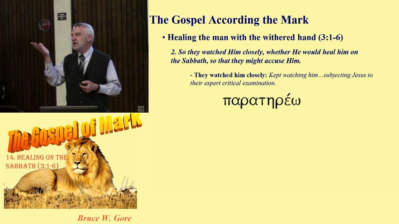 14. The Man with the Withered Hand (Mark 3:1-6)