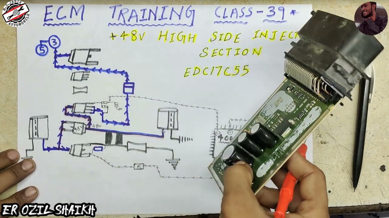 Ecm Training Class-39 | 48v High Side Injector section of EDC17C55 Mahindra Xuv, bolero, maximo etc.