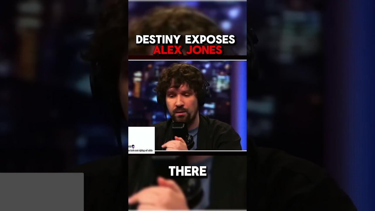 Destiny Exposes Alex Jones For J6  #destiny #destinydebate #dgg #politicsdebate #dggnetwork #podcast