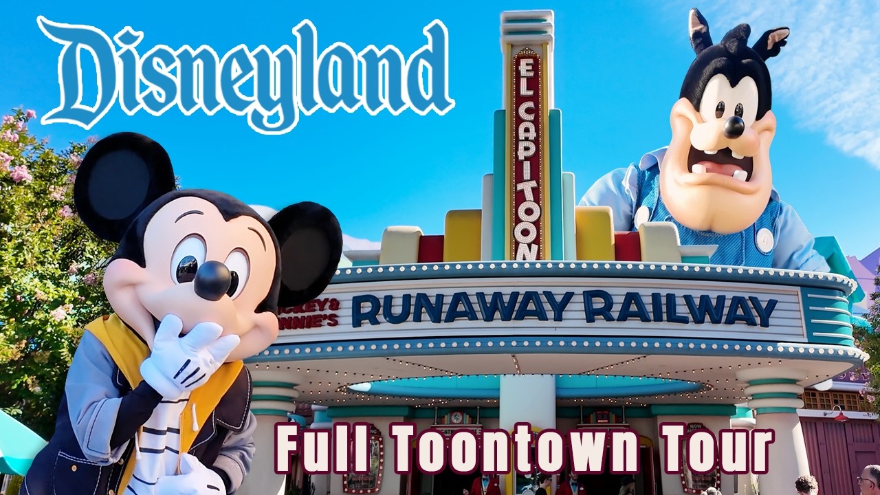 Mickey's Toontown at Disneyland - Rides, Characters, Walkthrough 4K POV