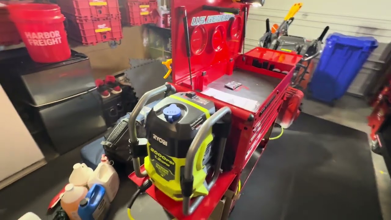 Another US General 4 draw detailing cart up 