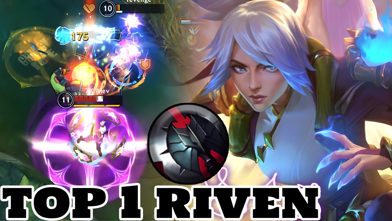 Wild Rift Riven - Top 1 Riven Nova Skin Gameplay Rank Season 9