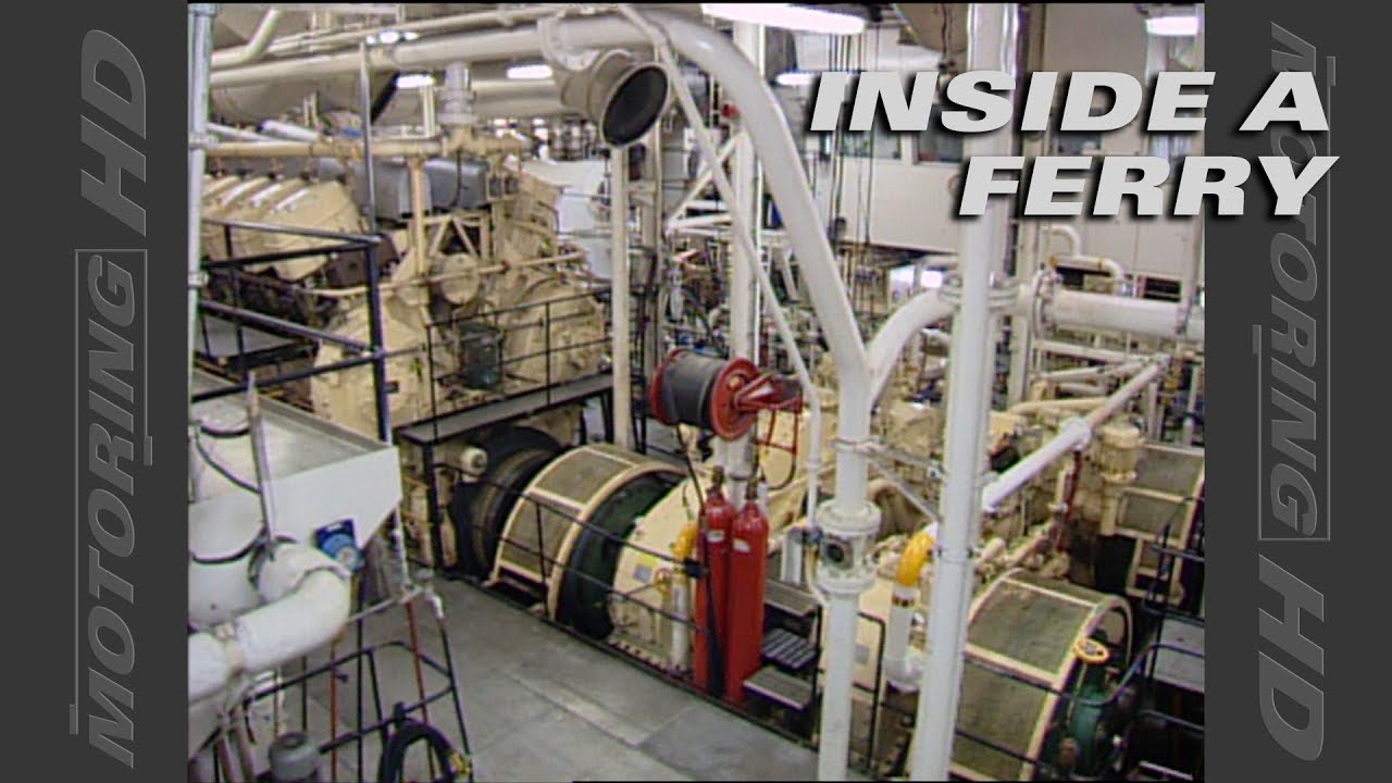 Inside The Engine Room of a BC Ferry - Throwback Thursday