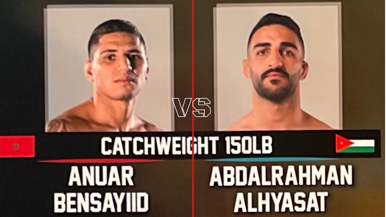 UAE WARRIORS 43 - 🇯🇴 ABDALRAHMAN ALHYASAT VS 🇲🇦 ANUAR BENSAYIID