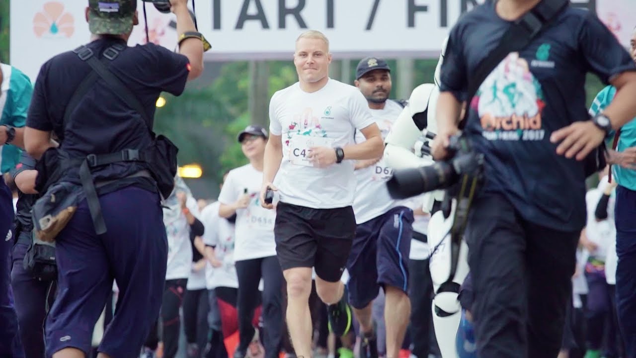 Valtteri Bottas Takes on the 2017 Orchid Run & Ride!