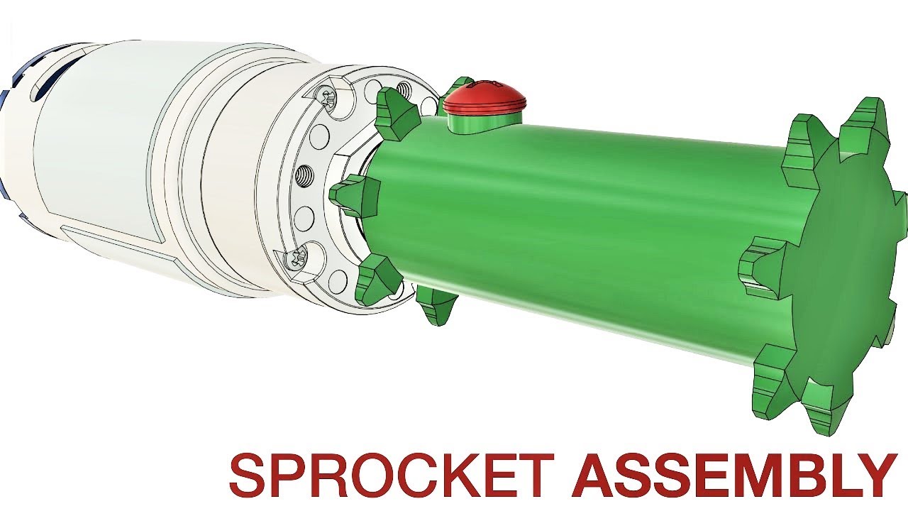 Assemble a Sprocket to a DC Motor: Fusion 360 Tutorial