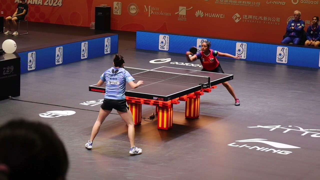 Women’s team | SHIN Yubin vs BATRA Manika | JEON Jihee vs MUKHERJEE Ayhika |Asian Championships 2024