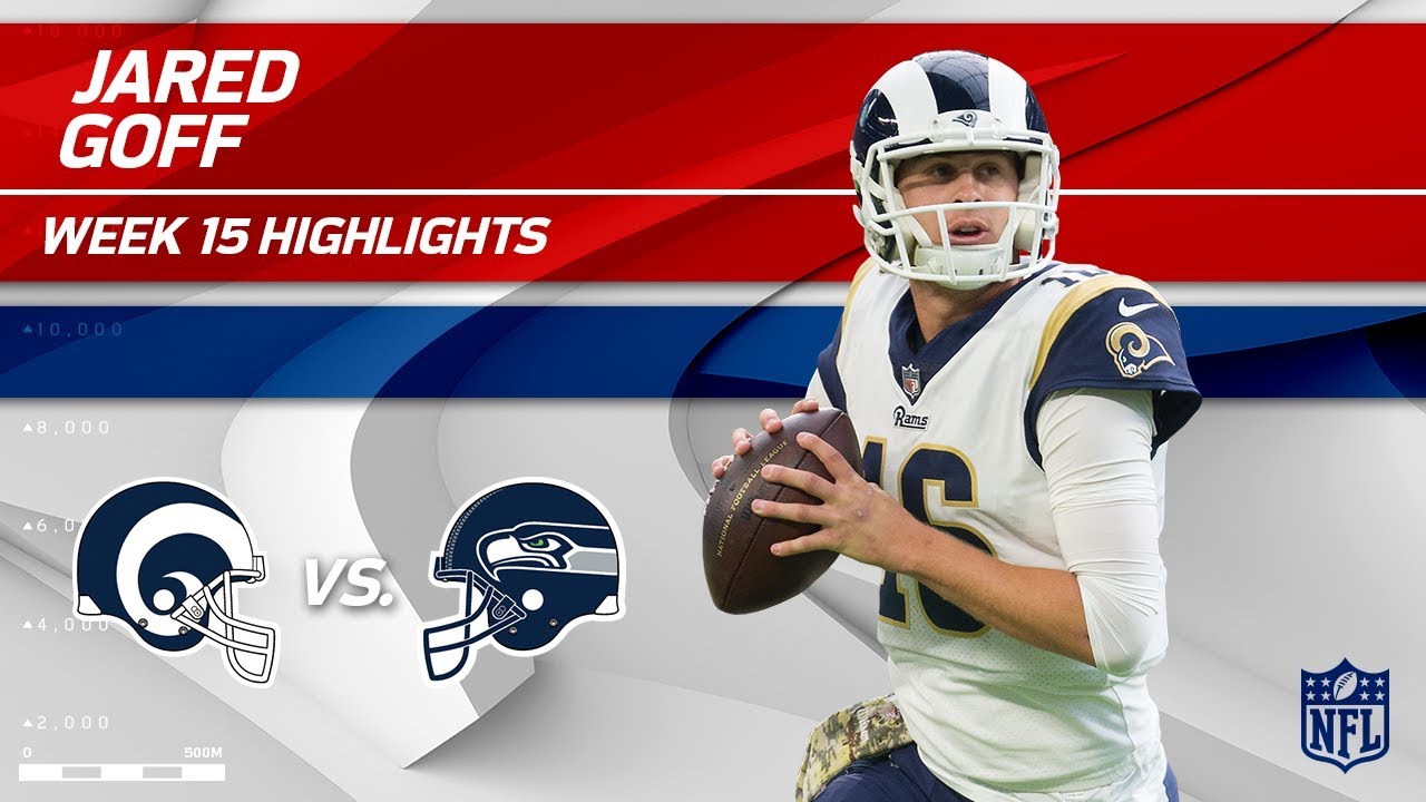 Jared Goff Highlights | Rams vs. Seahawks | NFL Wk 15 Player Highlights