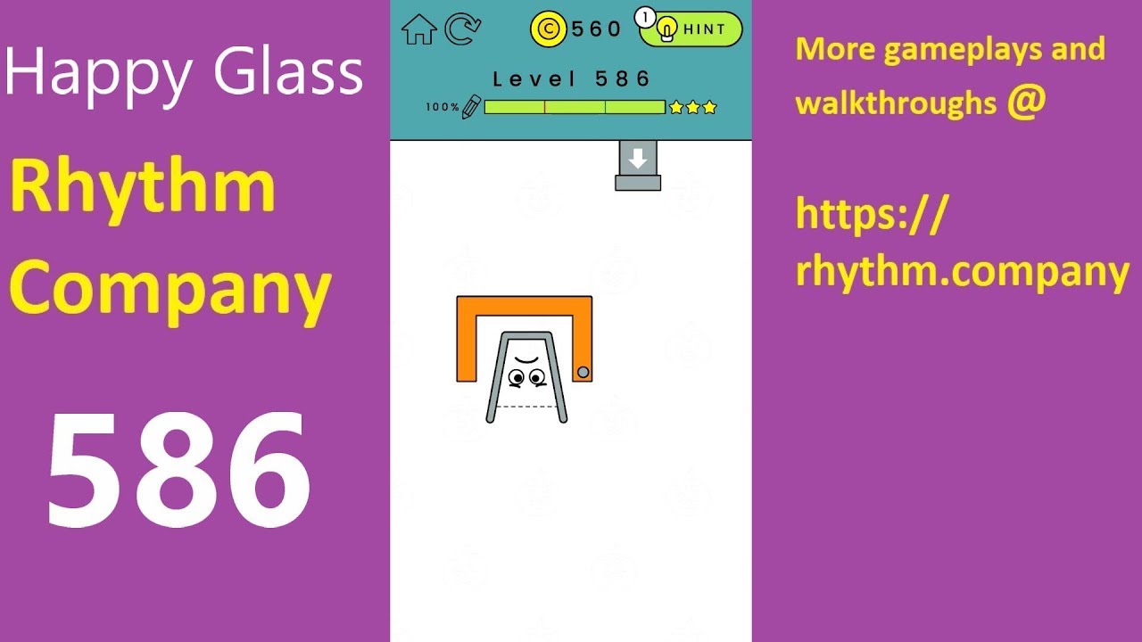 Happy Glass Walkthrough Solution Level 586