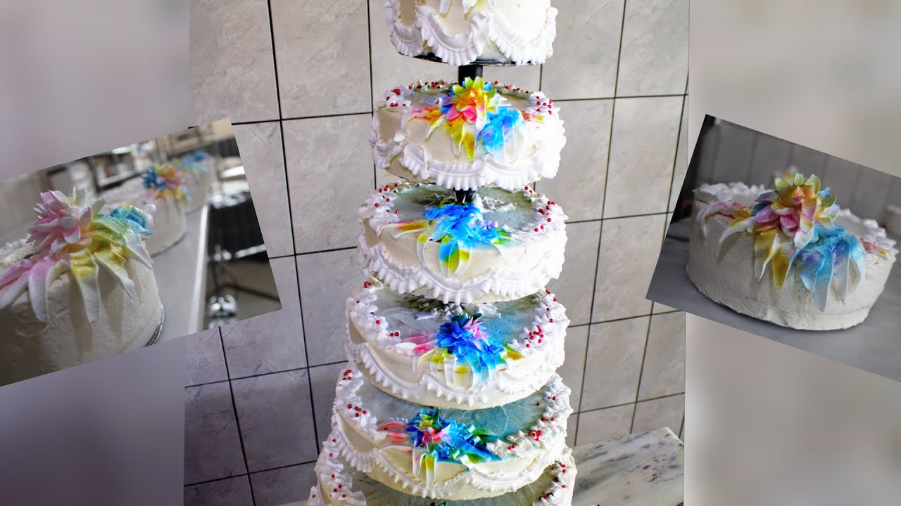 7 katlı düğün pastası yapımı | wedding cake