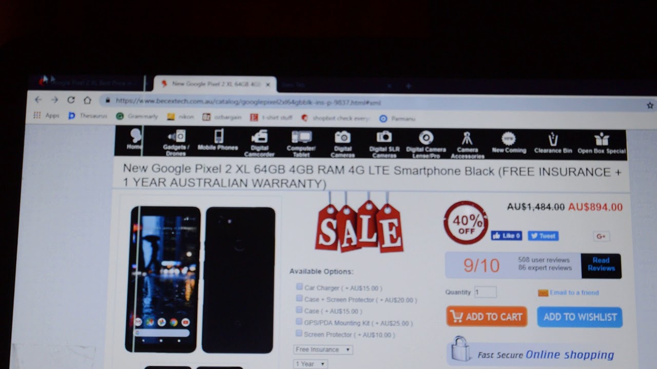 Google Pixel 2 Xl for AUD$894 (USD$630)! S9+ for less than AUD $900