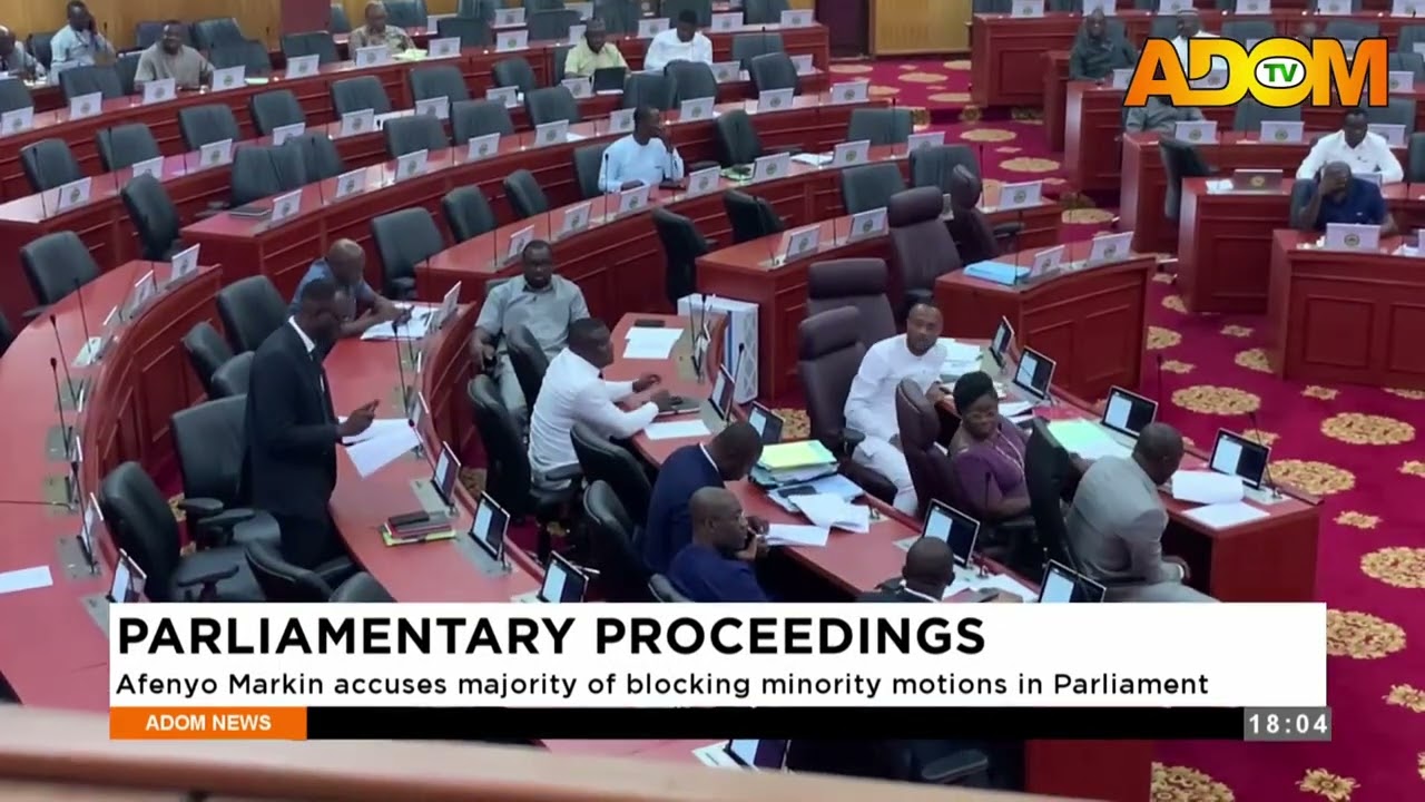 Afenyo Markin accuses majority of blocking minority motions in Parliament - Evening News (11-03-26)