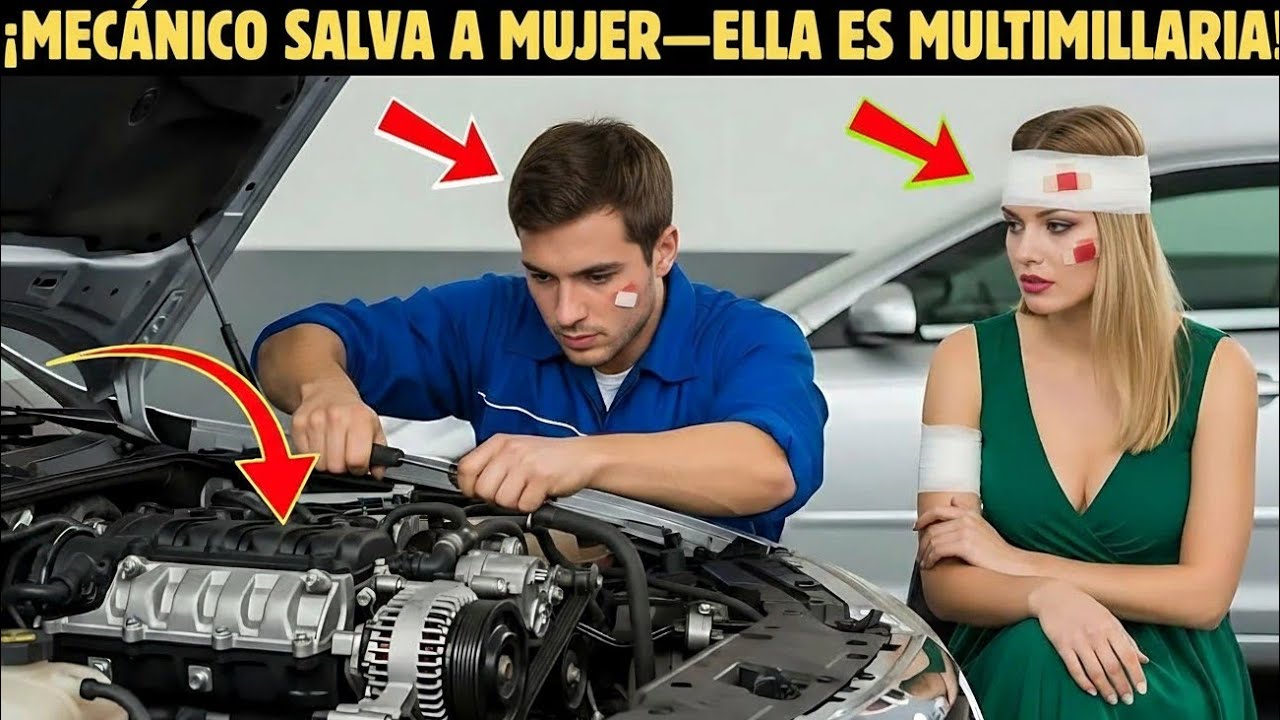“Mecánico y Padre Soltero Salva a una Mujer Herida… Quedó en Shock al Descubrir la Verdad”