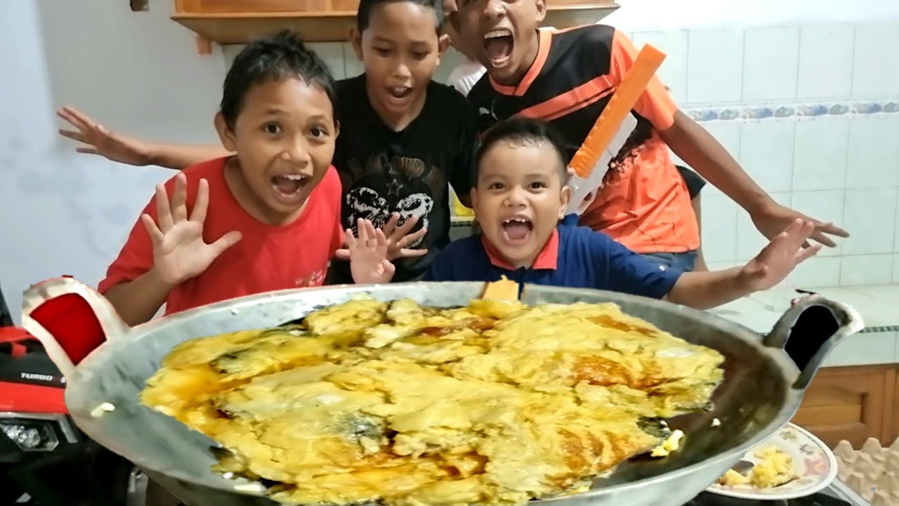 Dapur Gila Zefa ❤ Masak Telur Dadar terbesar di Dunia 🤣