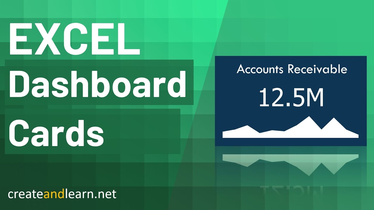 How to Create Easy Cards in Excel using Charts for Dashboard, KPI, Reports