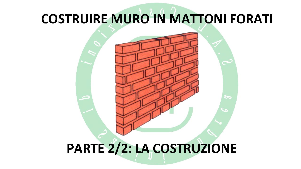 Costruire Muro in Mattoni FORATI - Parte 2/2
