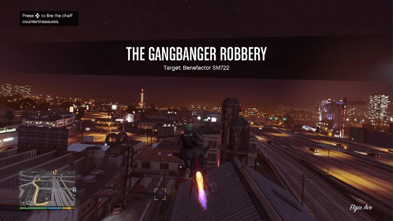 The Gang Banger Robbery (Finale) Salvage Yard Mission - GTA Online