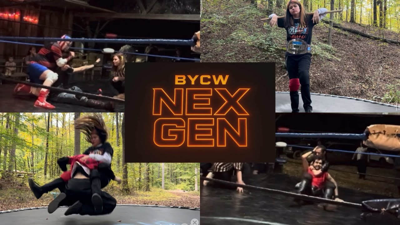 BYCW NEX-GEN S1E7 INTERGENDER CHAMPIONSHIP MATCH PLUS A TAG TEAM MATCH ( Backyard Wrestling )