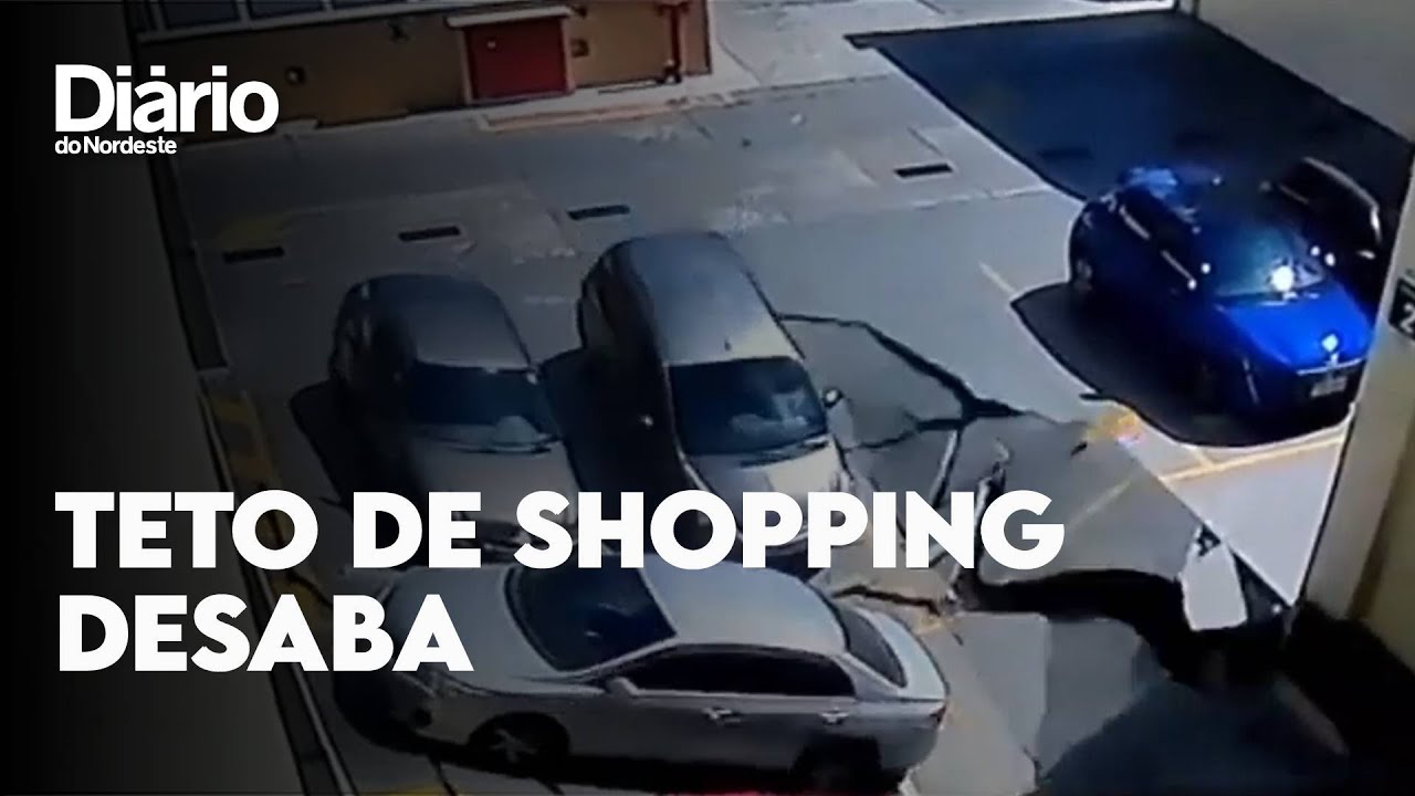 Parte de teto de shopping de Osasco cai e momento é registrado por clientes