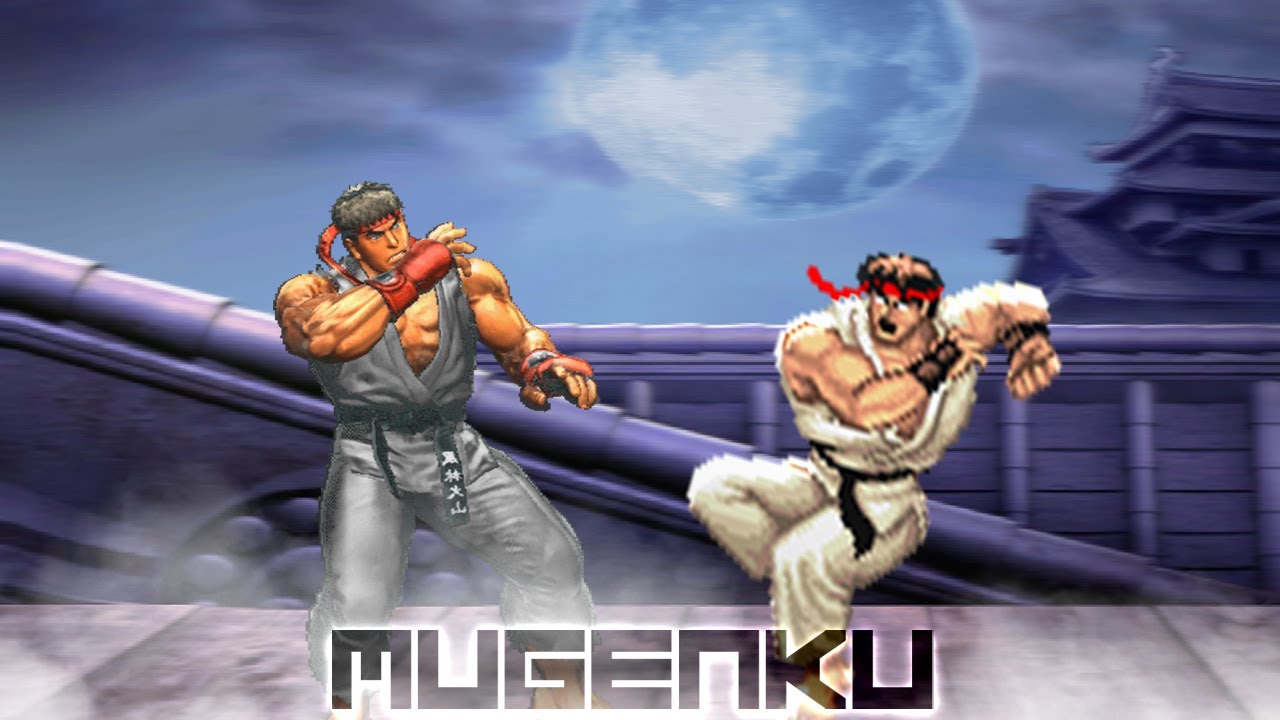 Ryu-Verse! SFxT Ryu vs Ultimate Ryu! Street Fighter MUGEN