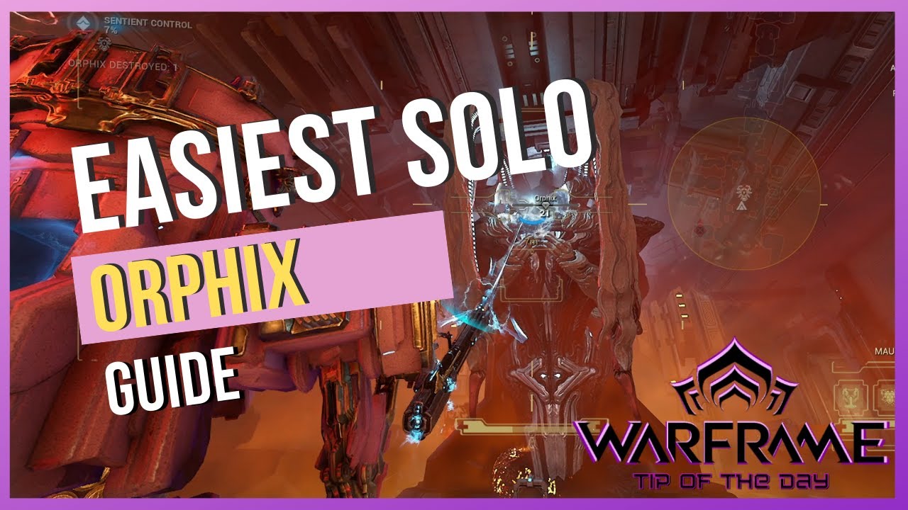 Самый простой гайд по Орфиксу Рэйлджеку в одиночку | Warframe 2022