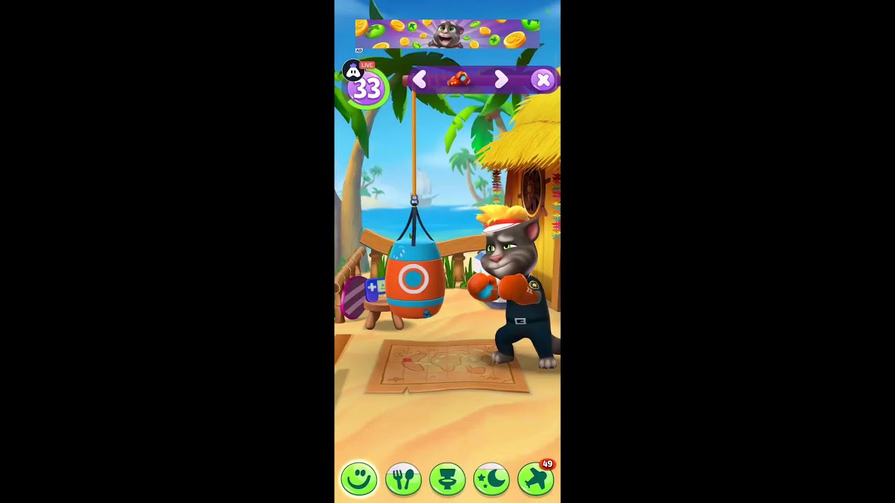 My Talking Tom 2 live #funny #mytom2 #challnge #short