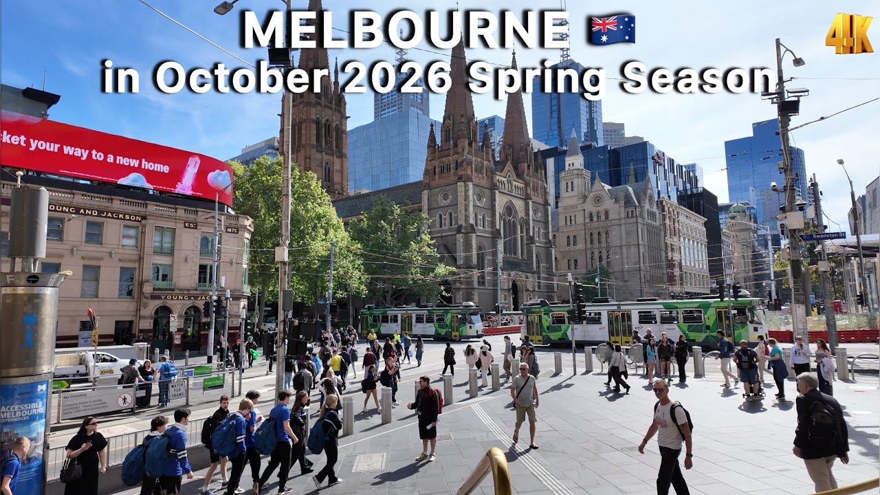 Melbourne Australia in October Spring Season 2026