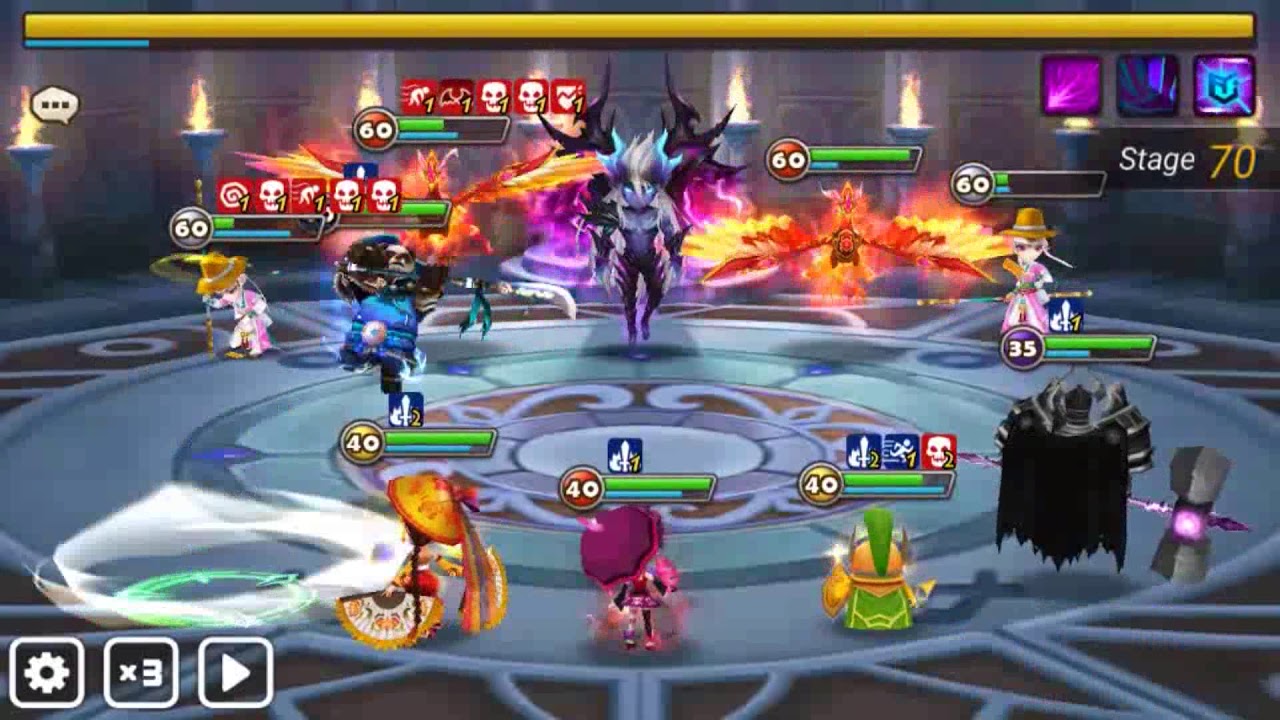 SUMMONERS WAR-TOA HARD 70 VEROMOS.