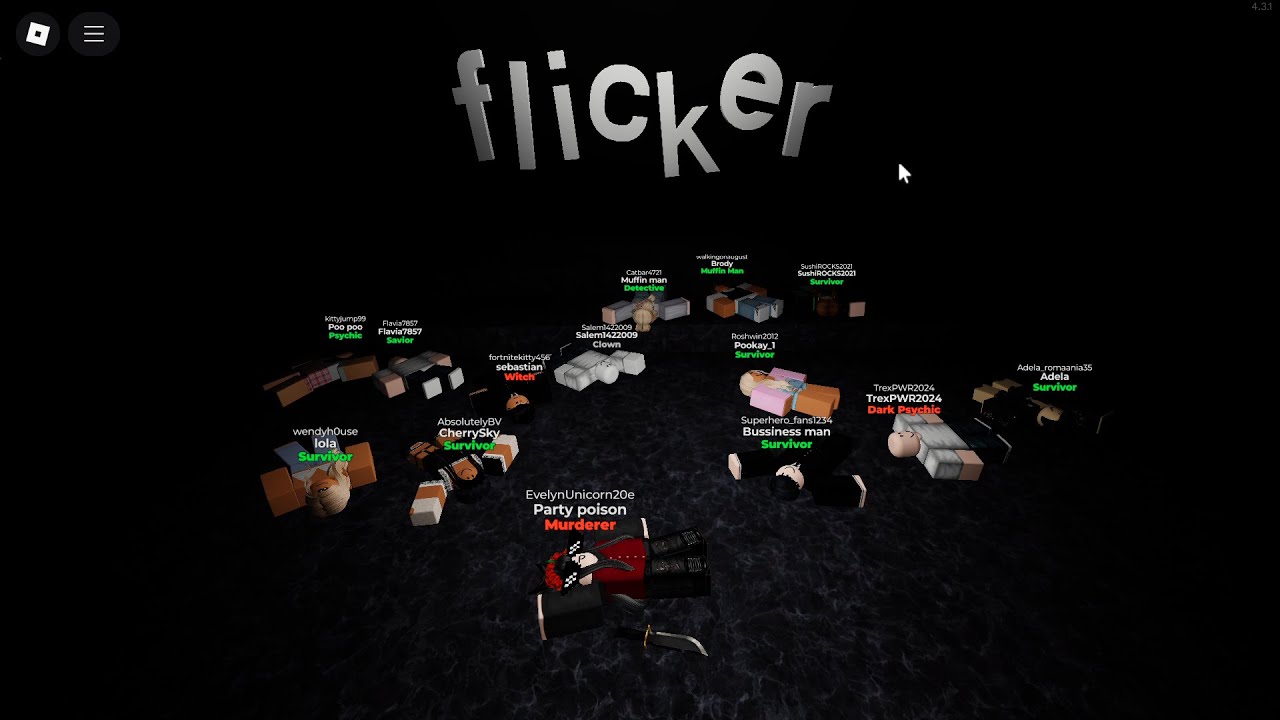 roblox flicker no one wins