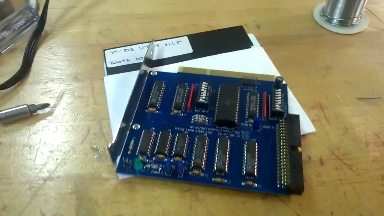 VCF East XII: XT-IDE Rev.3 EEPROM Flashing, boots MS-DOS off IDE DOM