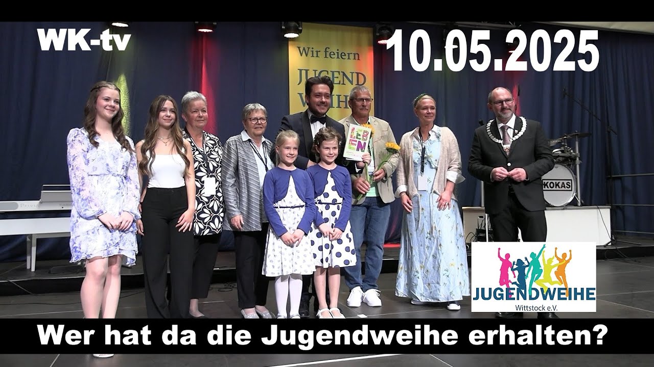JUGENDWEIHE in Wittstock 2025 - Christofer Hameister erhält die Jugendweihe in Wittstock.