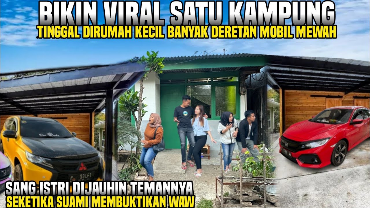 BIKIN VIRAL SATU KAMPUNG SUAMI ISTRI YANG DI JAUHI TEMANNYA TERNYATA RUMAH KECIL NYA !! haha