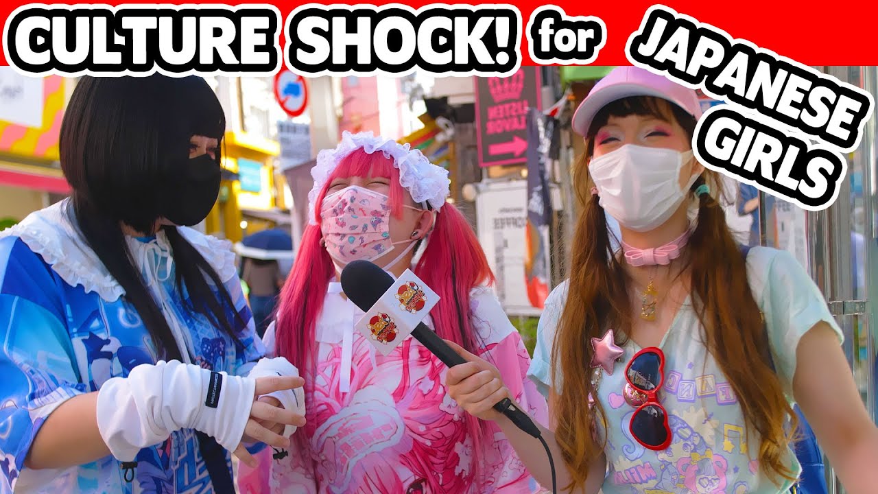 CULTURE SHOCK for Japanese GIRLS when meeting FOREIGNERS
